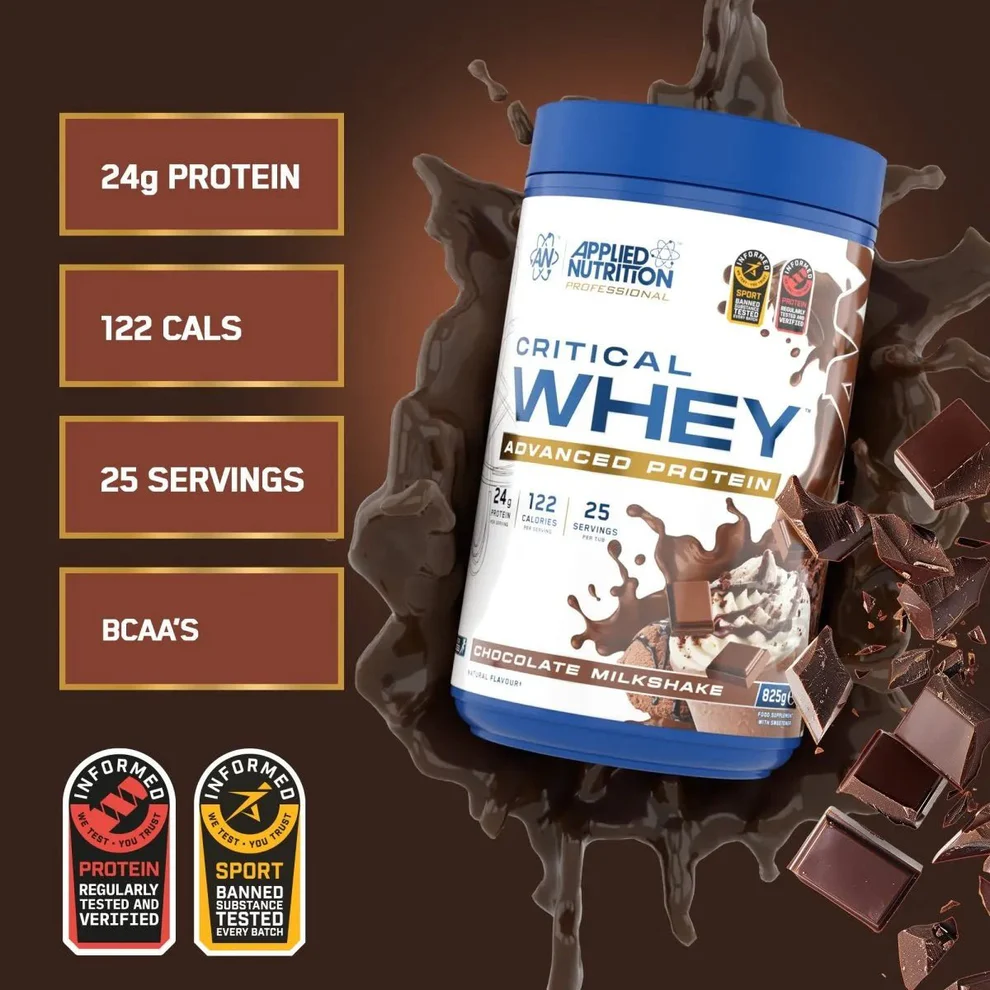 Applied Nutrition Critical Whey Protein, Chocolate Milkshake, 25 servings 3