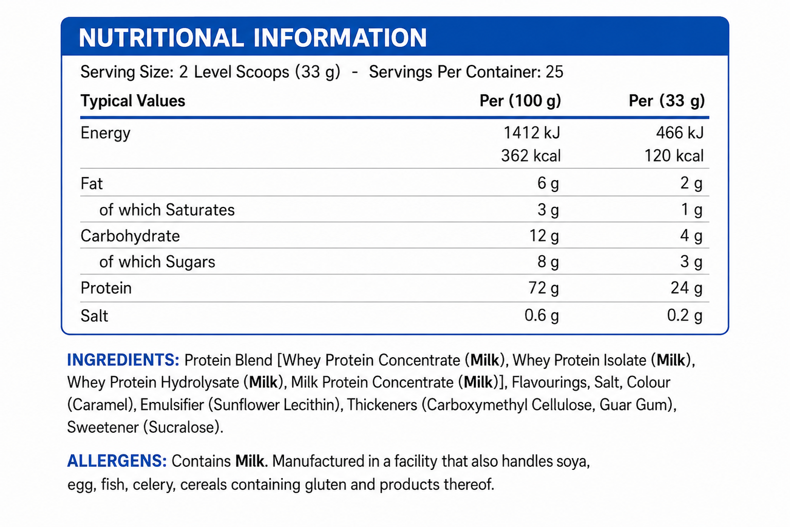 Applied Nutrition Critical Whey Protein, Vanilla Ice Cream, 25 servings 6
