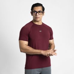 ND Performance Motion T-Shirt - Burgundy 12