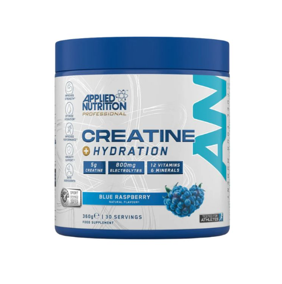 Applied Nutrition Creatine + Hydration, Blue Raspberry, 30 Servings 1