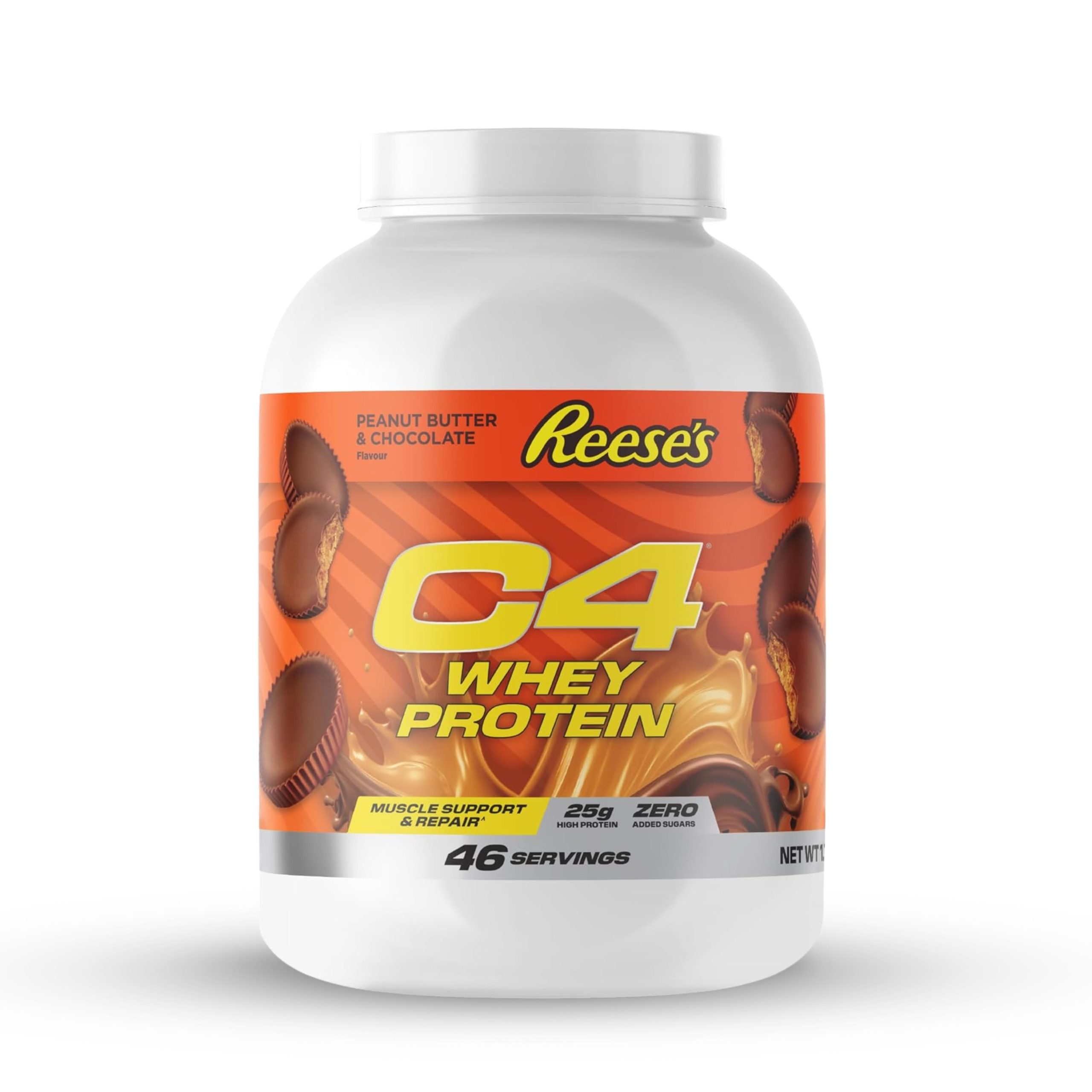 C4 Whey Protein, Peanut Butter & Chocolate, 46 Servings 1