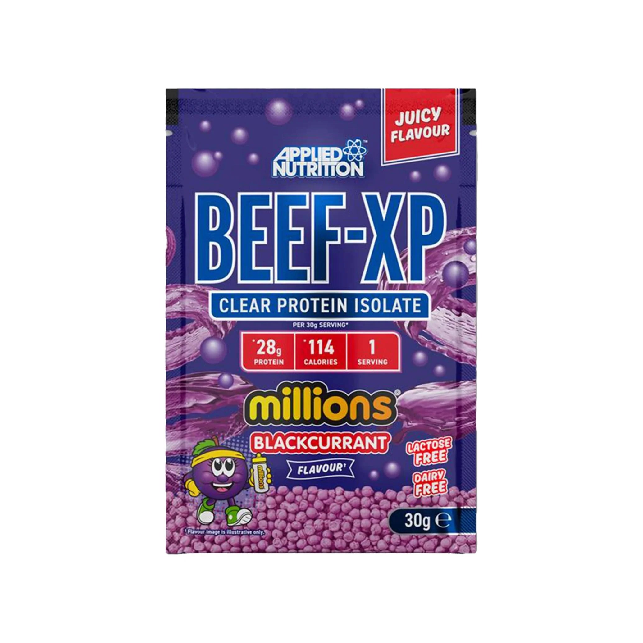 Applied Nutrition BEEF-XP Clear Protein Isolate Sample, Millions Blackcurrant, 1 Serving 1