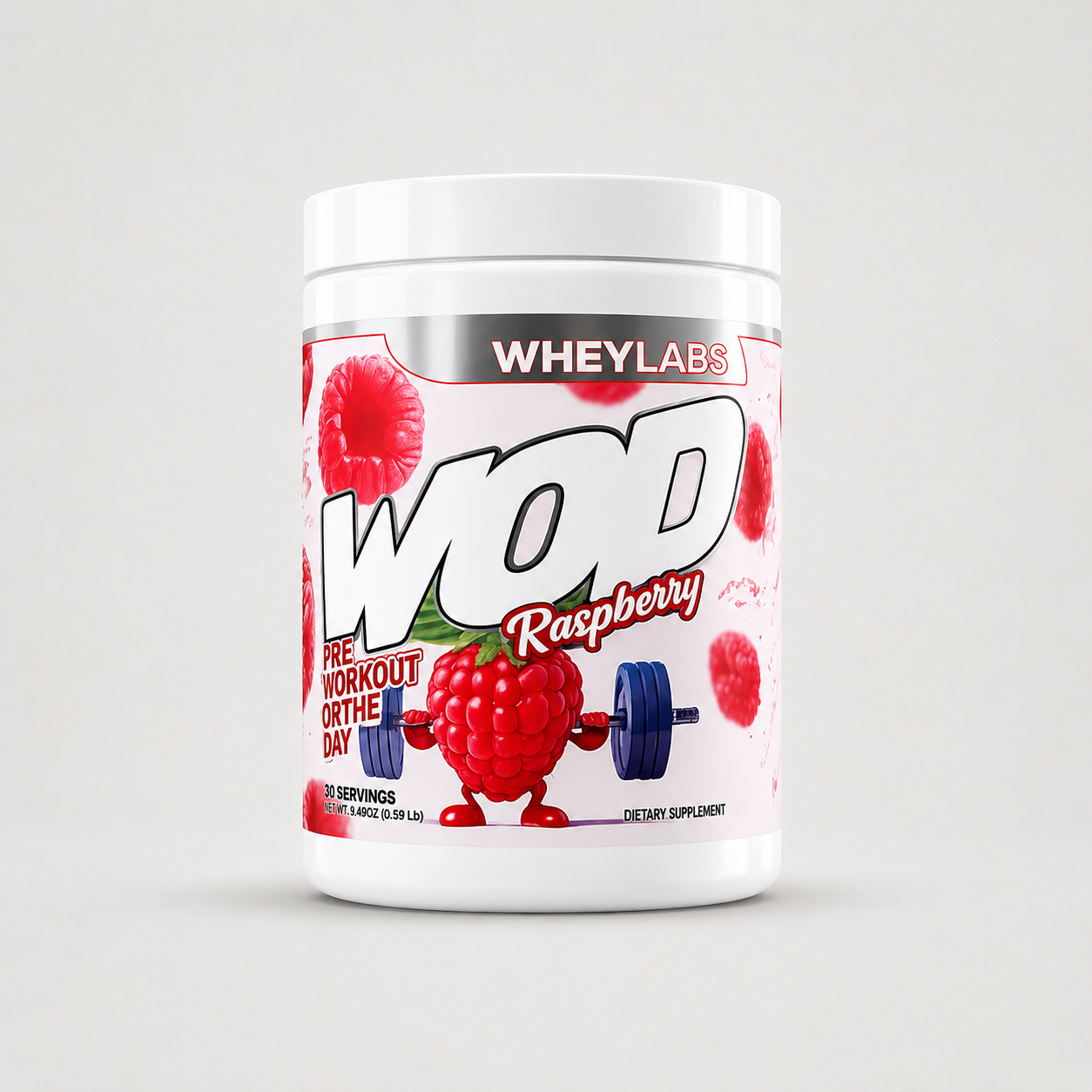 WheyLabs Elite Series WOD Pre-Workout, Raspberry, 30 Servings 1