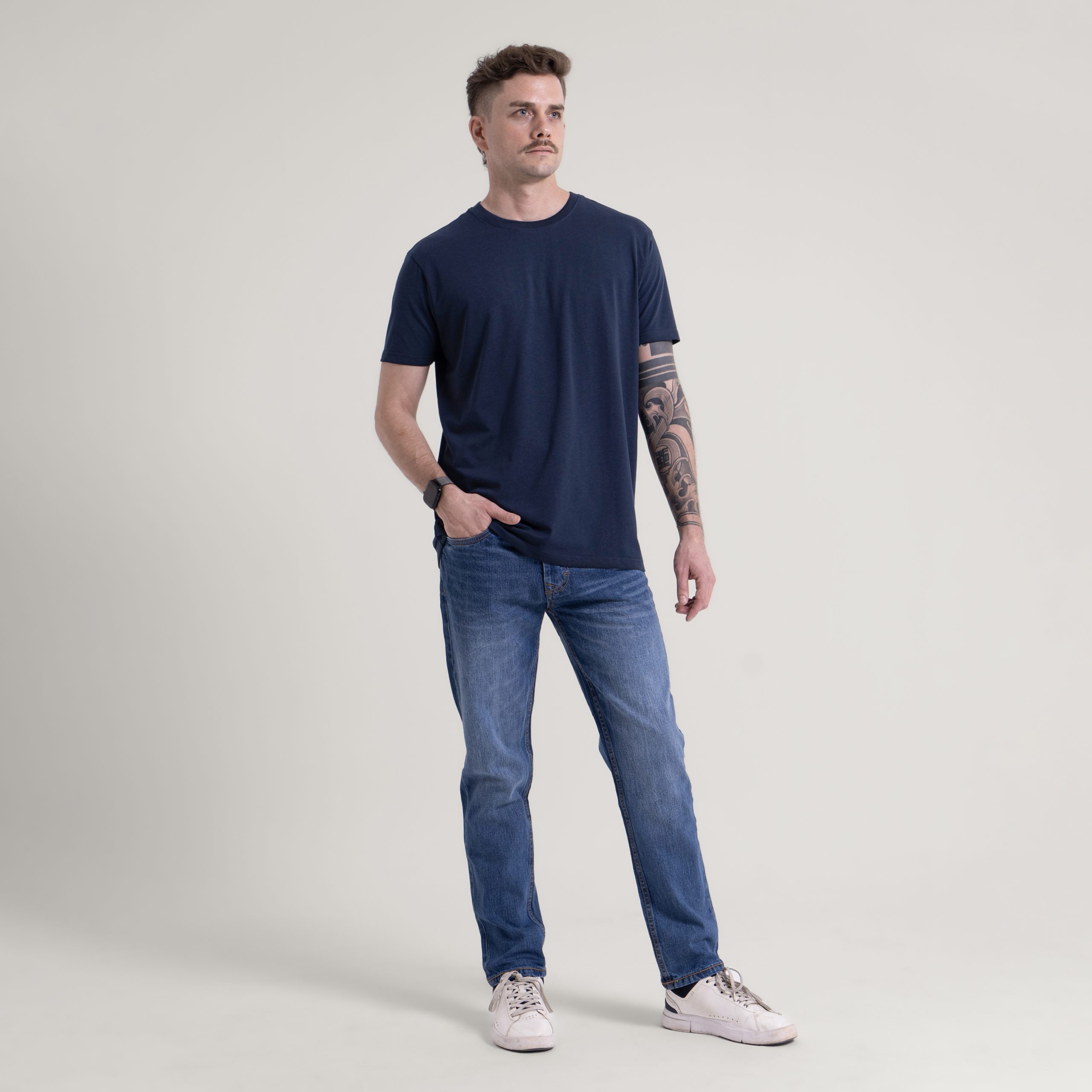 Timeless Signature T-Shirt - Navy 5