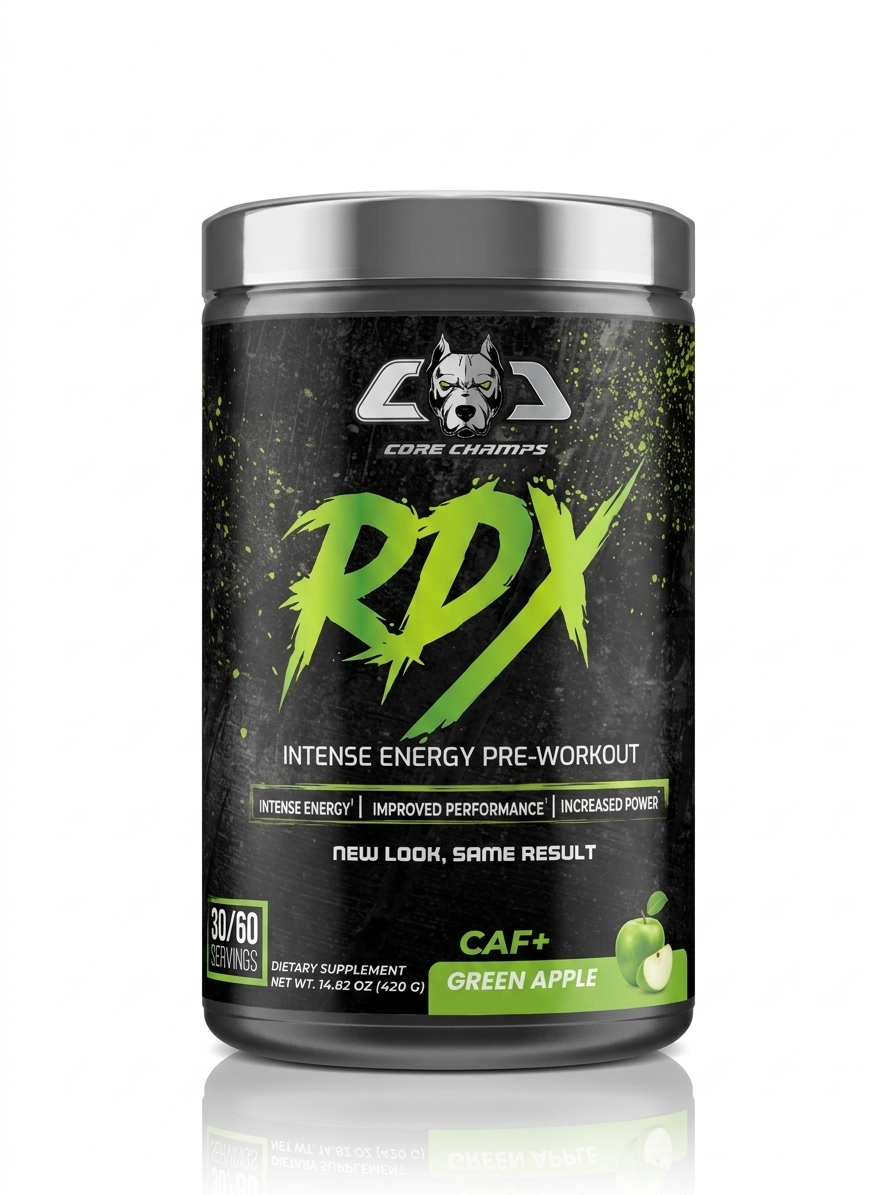Core Champs RDX Pre-Workout, Green Apple, 30 Servings 1