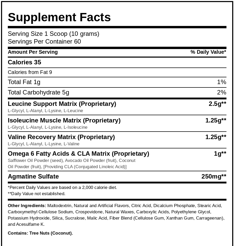 BPI Best BCAA, Blue Raspberry, 60 Serving 2