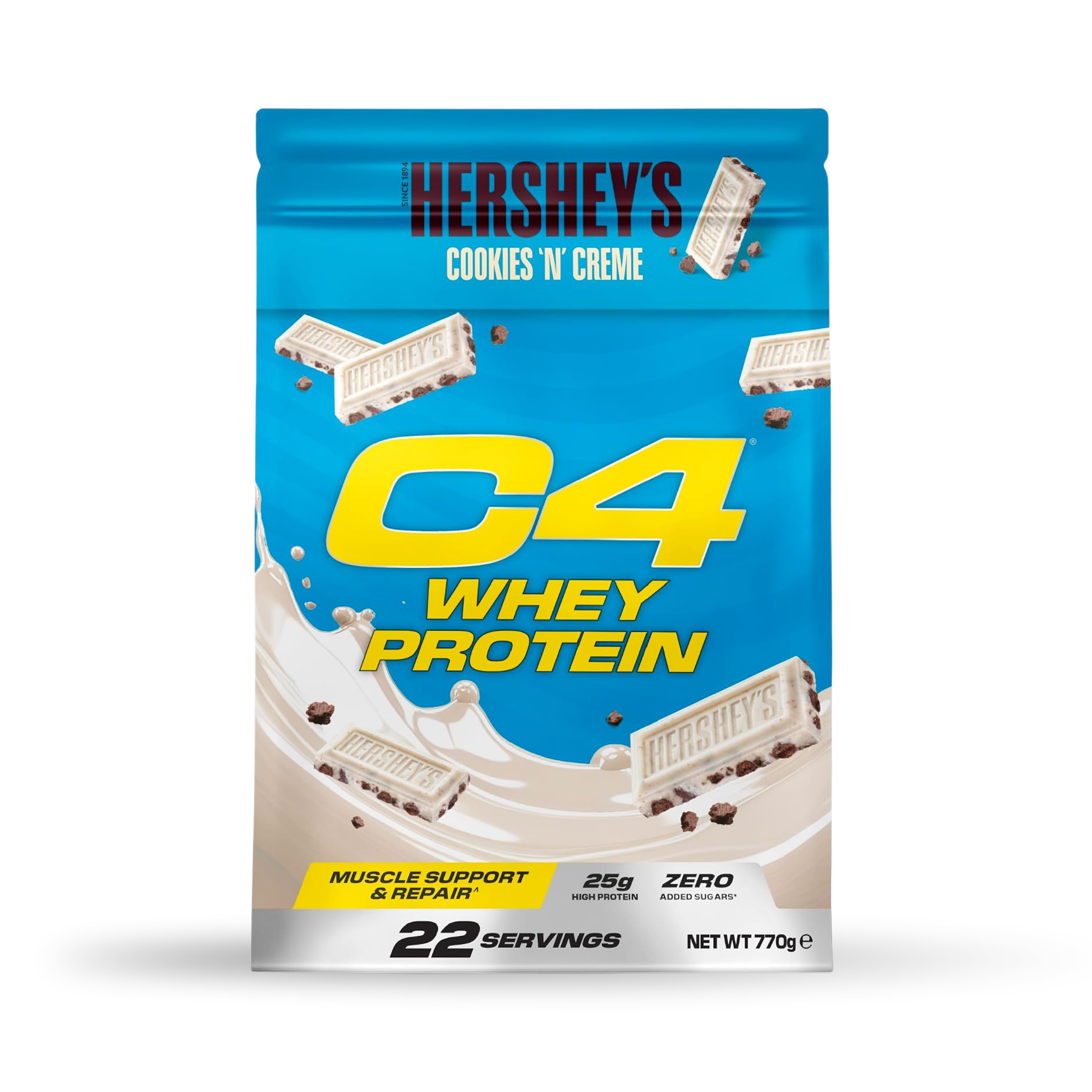 C4 Whey Protein, Cookies & Cream, 22 Servings 1