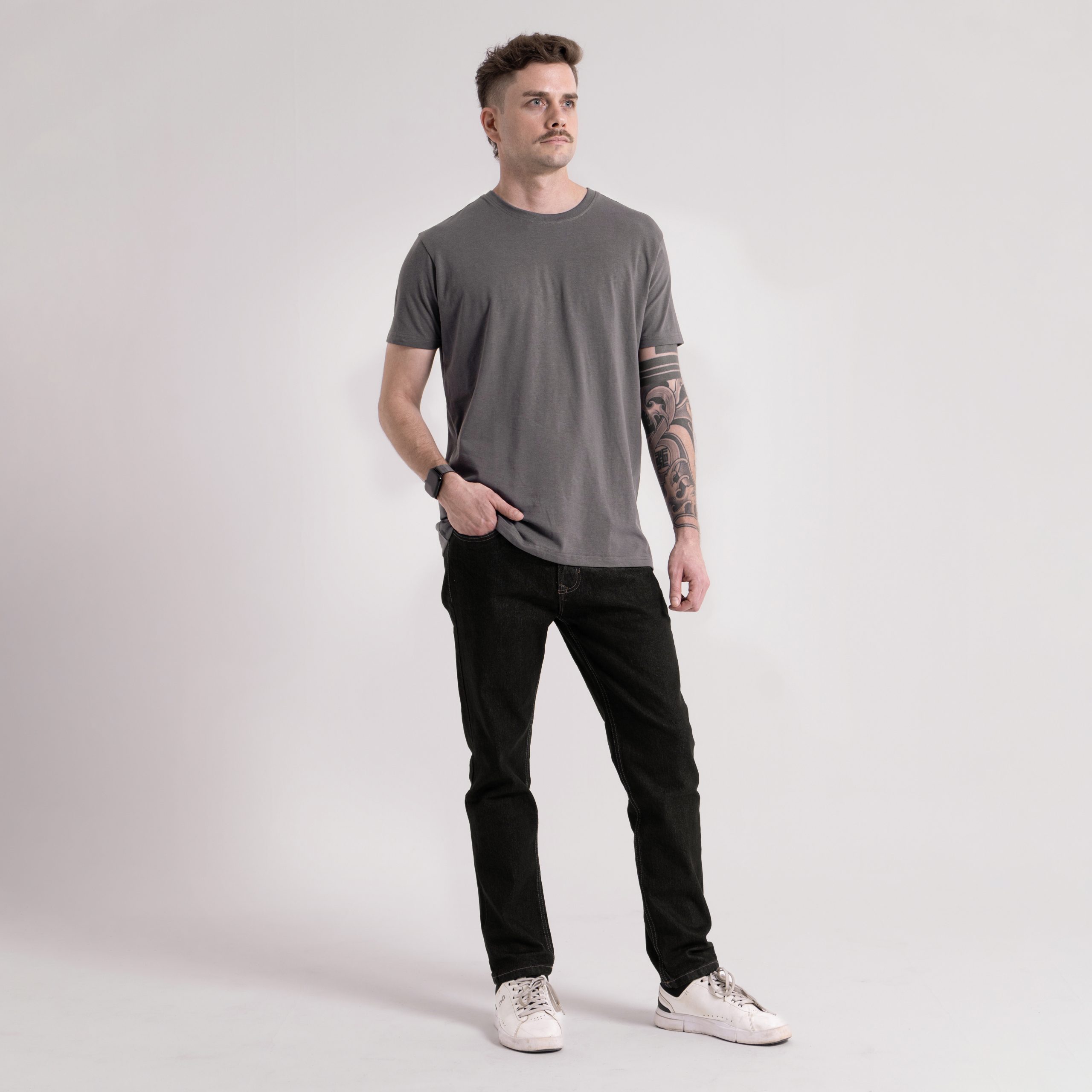 Timeless Signature T-Shirt - Grey 4