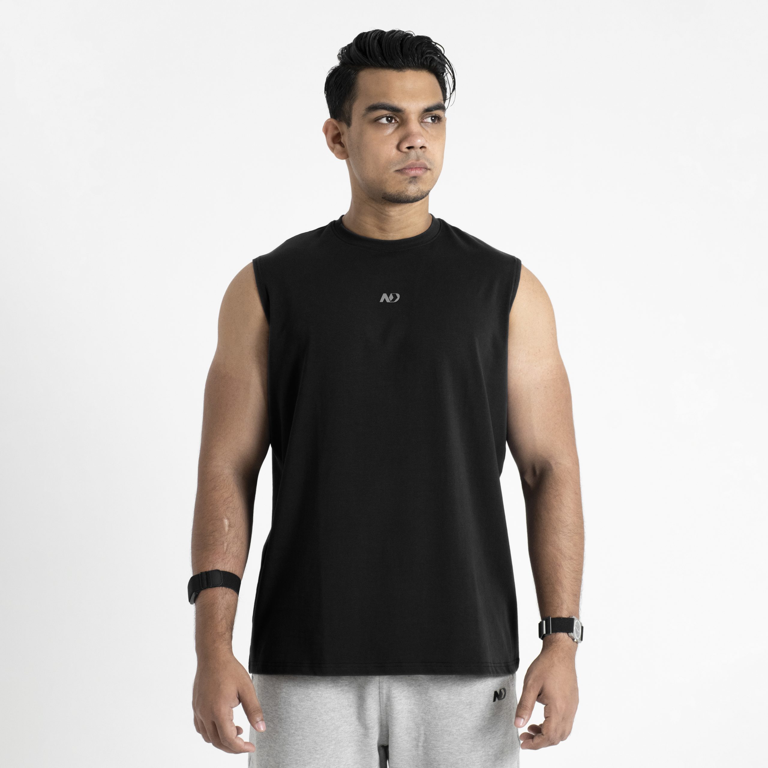 ND Eclipse Drop-Cut Tank - Navy 1
