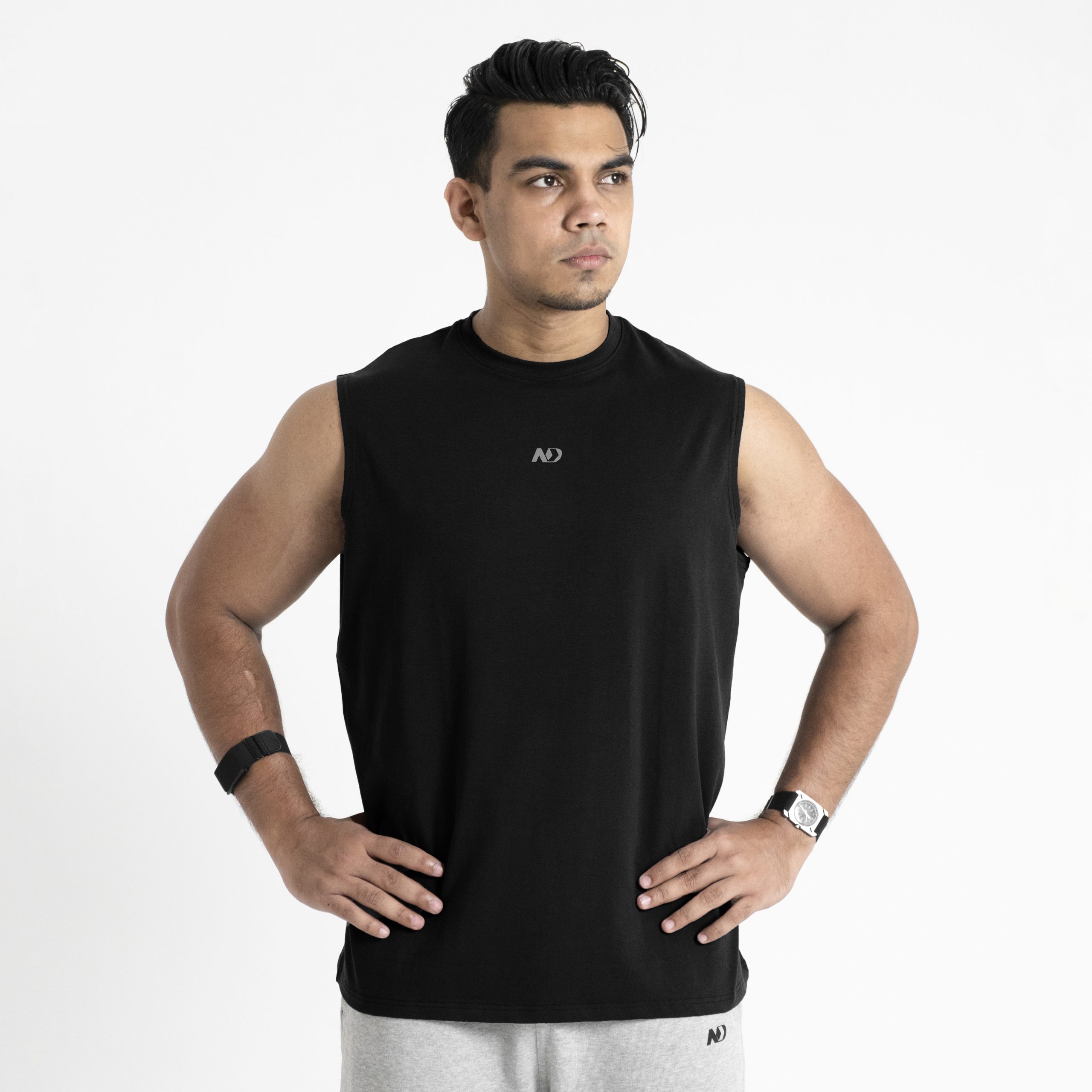 ND Eclipse Drop-Cut Tank - Navy 4