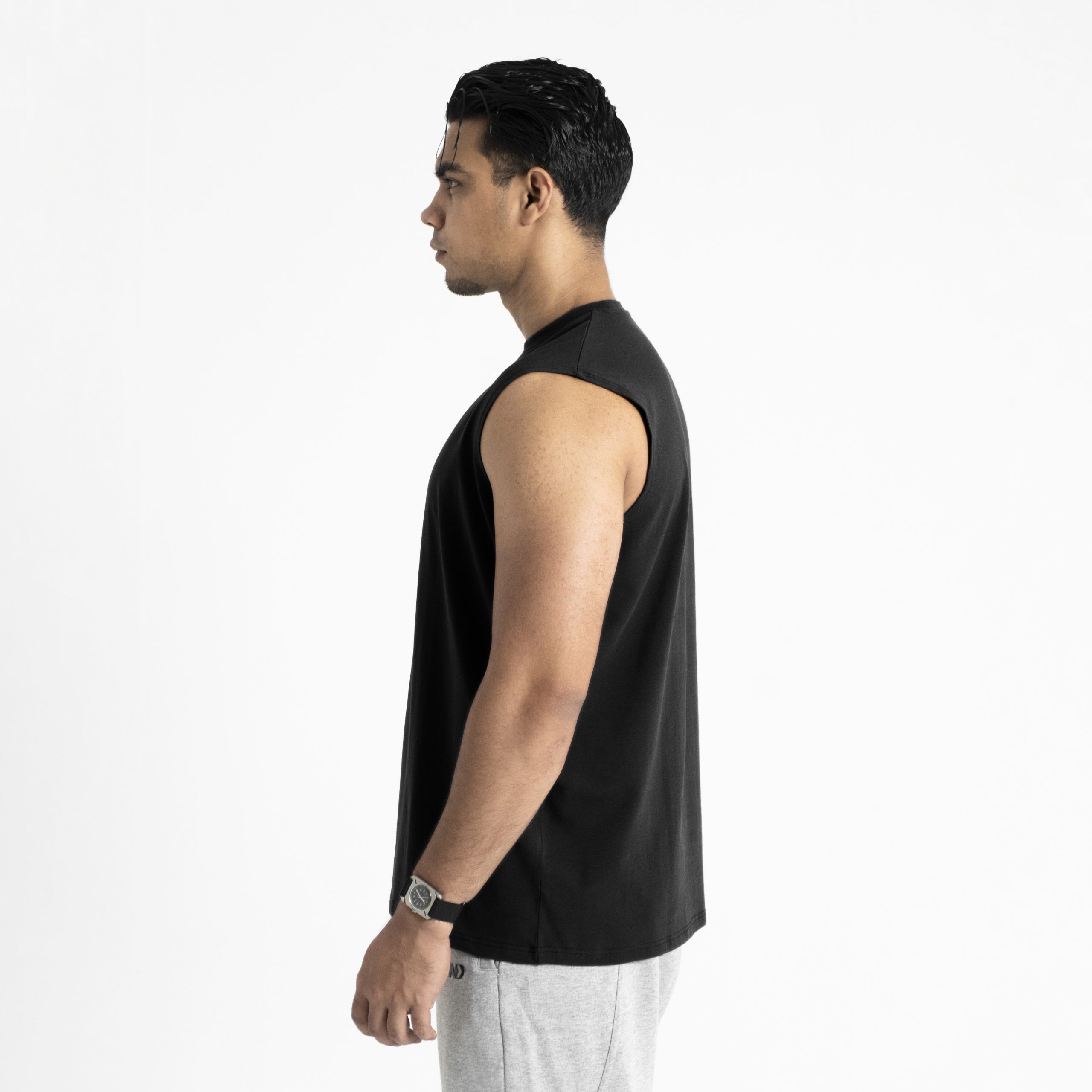 ND Eclipse Drop-Cut Tank - Navy 6