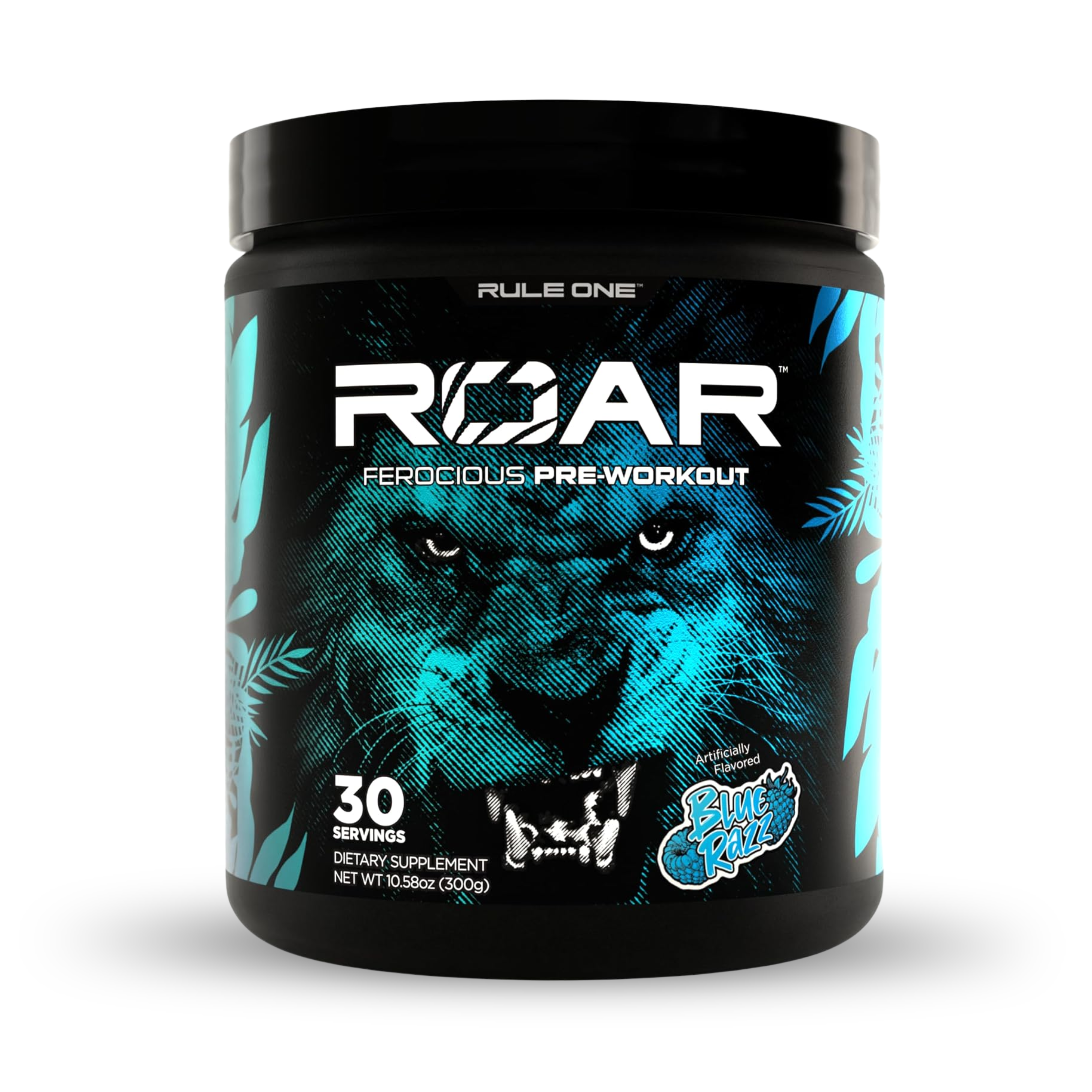 Rule1 ROAR Ferocious Pre-Workout, Blue Razz, 30 Serving 1