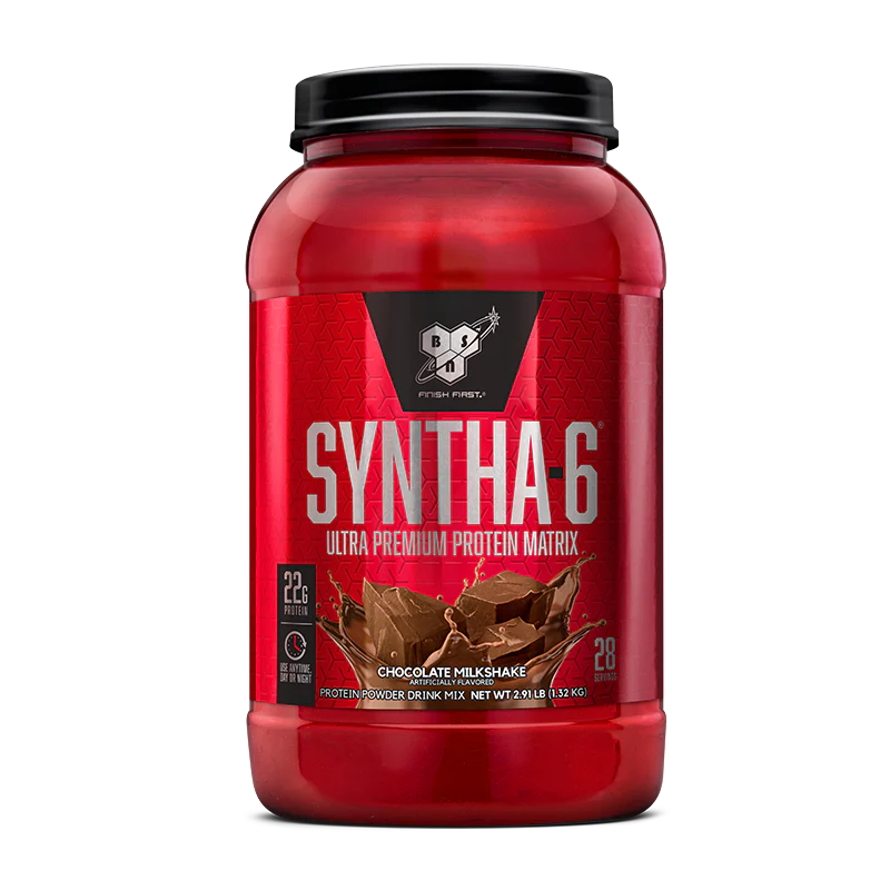 BSN Syntha-6 Whey Protein, Chocolate Milkshake, 2.9lbs 1