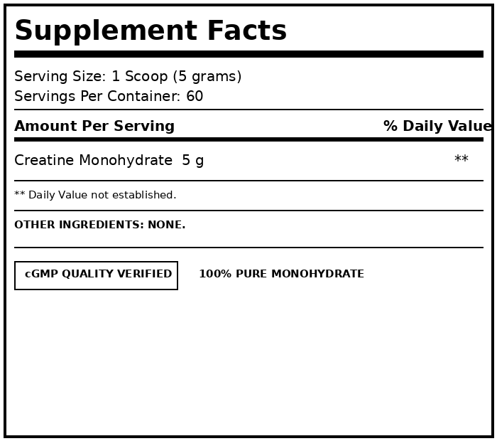 BPI Micronized Creatine, Unflavored, 300 grams 2