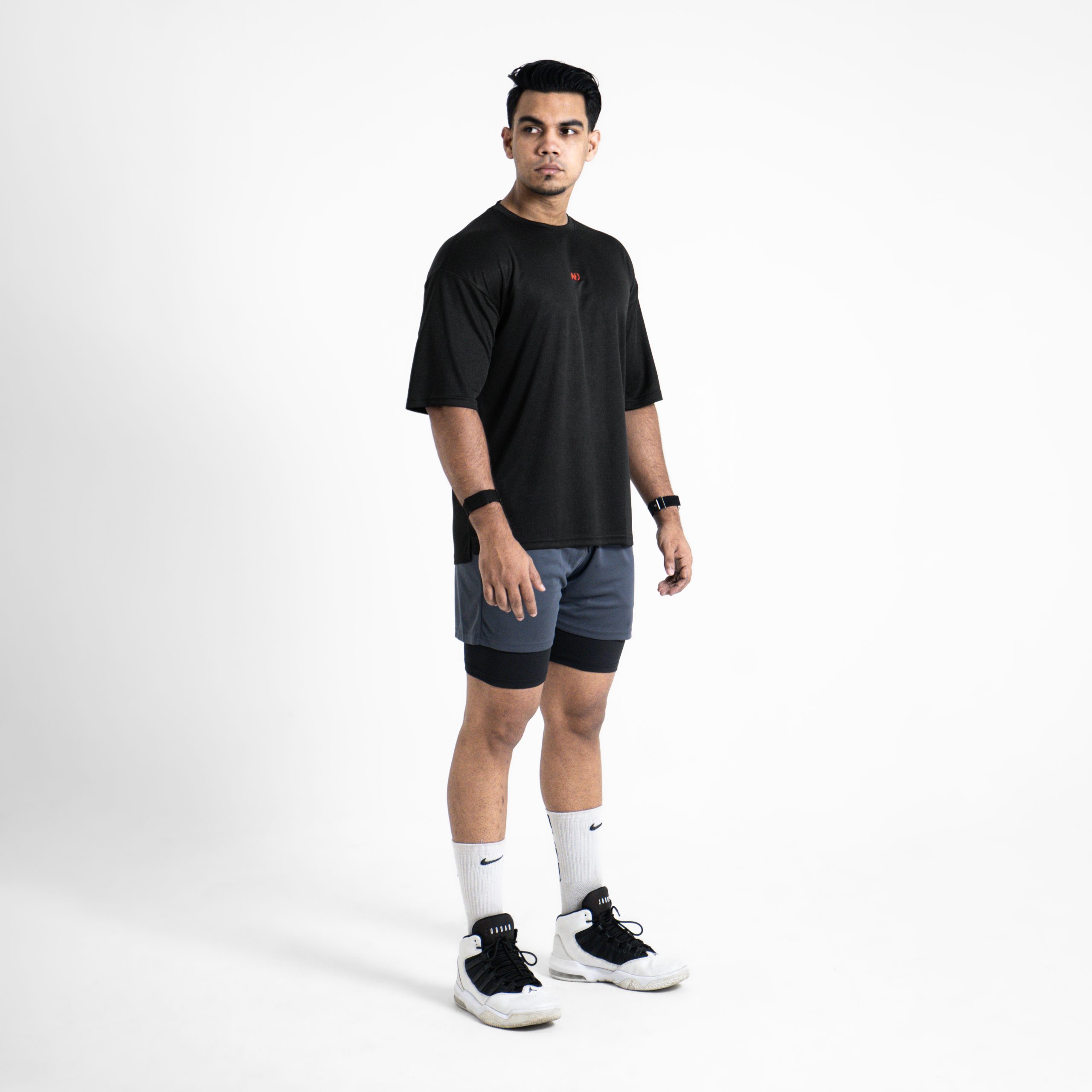 ND Evolve Graphic Oversized T-Shirt - Black 4