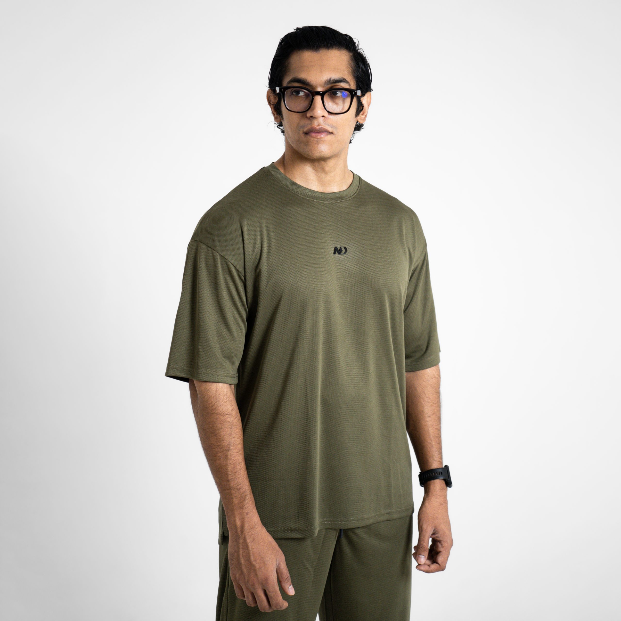 ND Aero Oversized T-Shirt - Olive 1