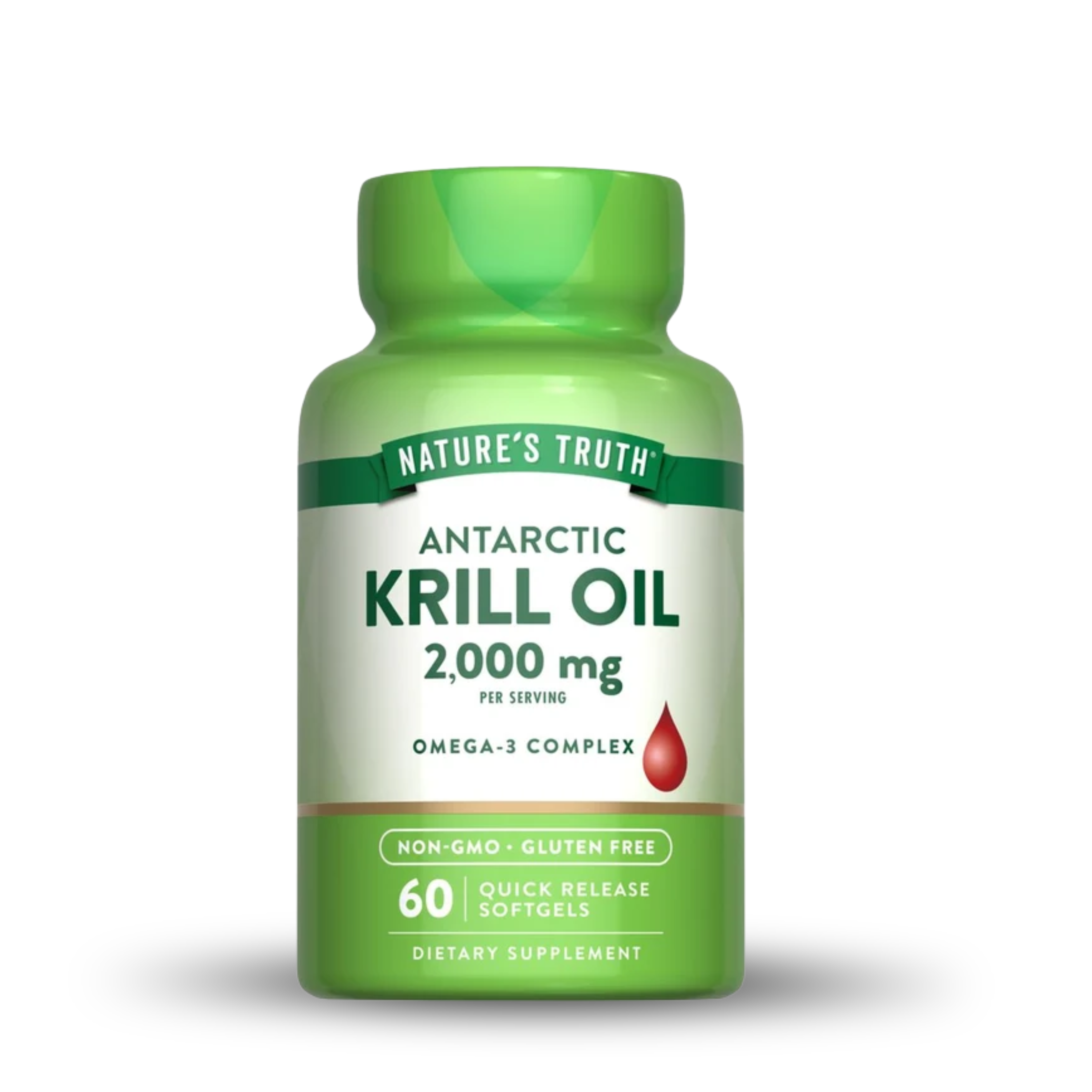 Nature’s Truth Antarctic Krill Oil 2000 mg, 60 Softgels 1
