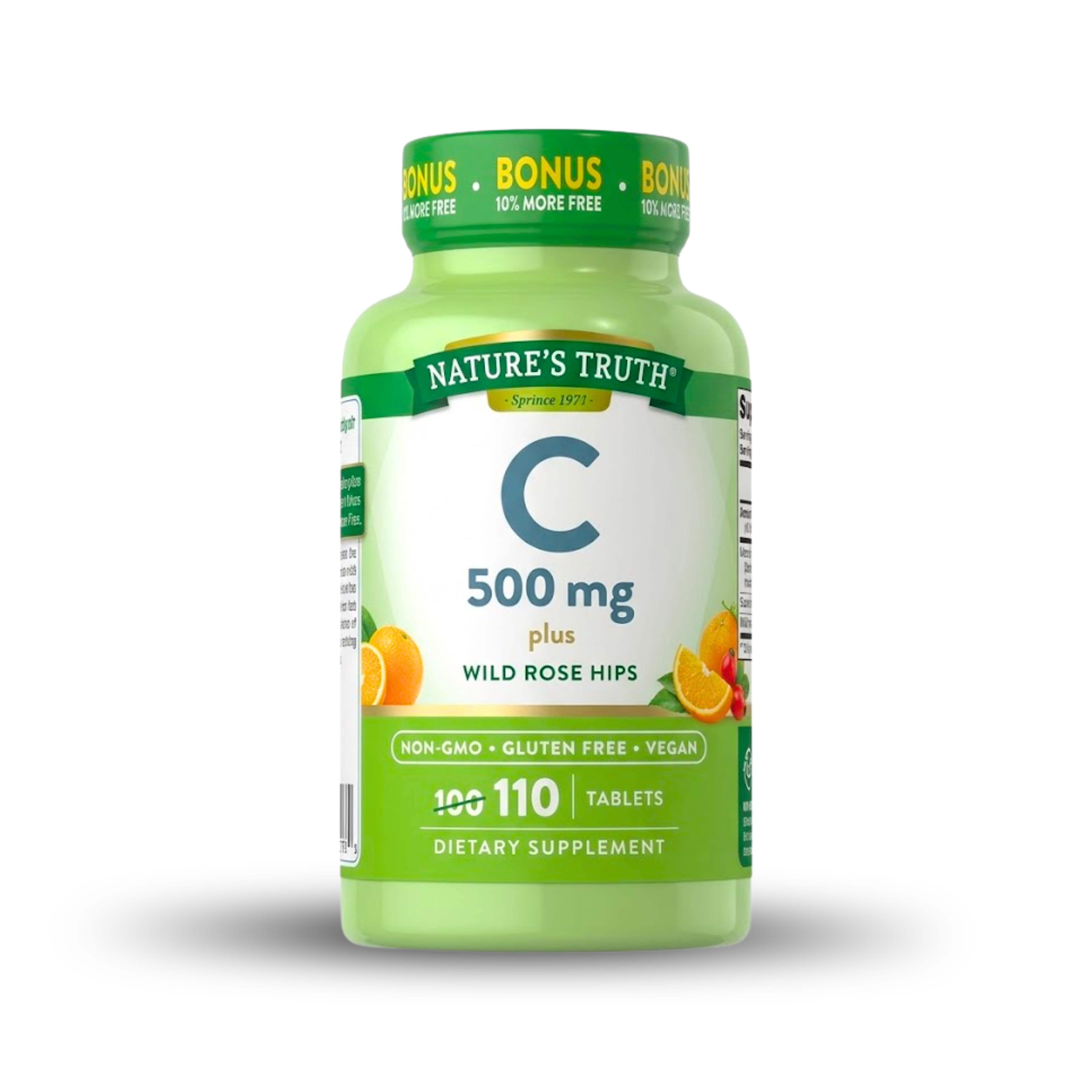 Nature'S Truth Vitamin C 500 mg, Rose Hips, 110 Tablets 1